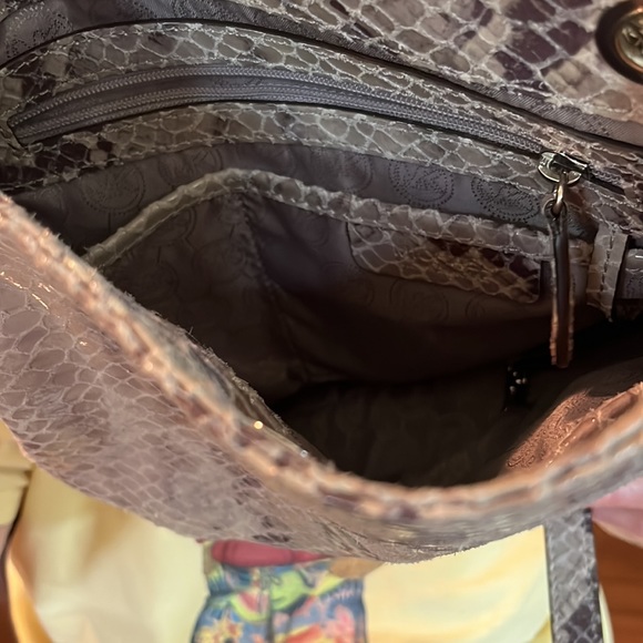 Michael Kors, snakeskin purse and wallet.  gently used - Picture 3 of 4